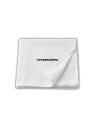 Asciugamano Bianco 40x60cm Personalizzato