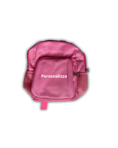 Zaino Rosa Bambina Personalizzato