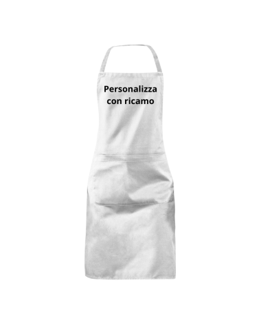 Grembiule Classico Apron lungo Ricamato