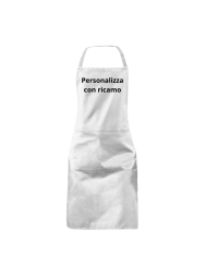 Grembiule Classico Apron lungo Ricamato