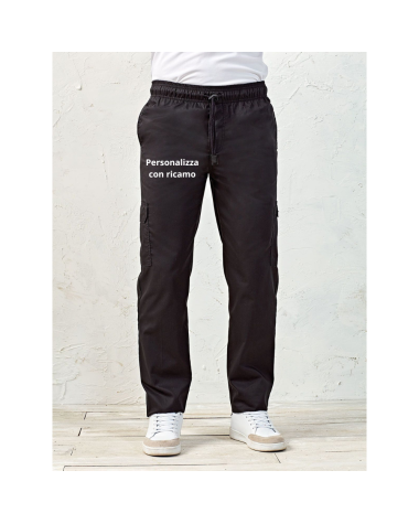 Pantalone da Chef Lungo Essential Ricamato