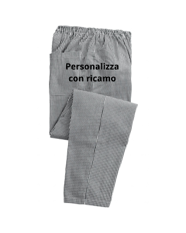 Pantalone da Chef Lungo Pull Ricamato