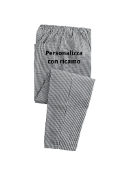 Pantalone da Chef Lungo Pull Ricamato