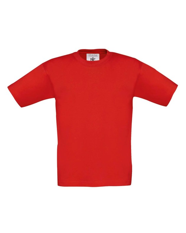 T-Shirt Bambino B&C 190g Manica Corta Ricamata