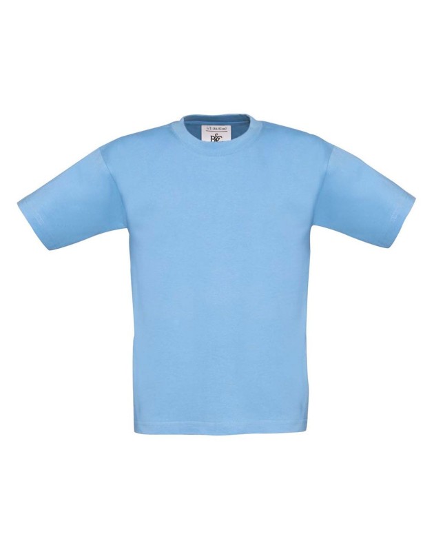 T-Shirt Bambino B&C 190g Manica Corta Ricamata