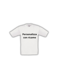 T-Shirt Bambino B&C 190g Manica Corta Ricamata