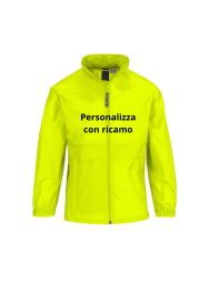 Kway Impermeabile Bambino B&C Ricamato